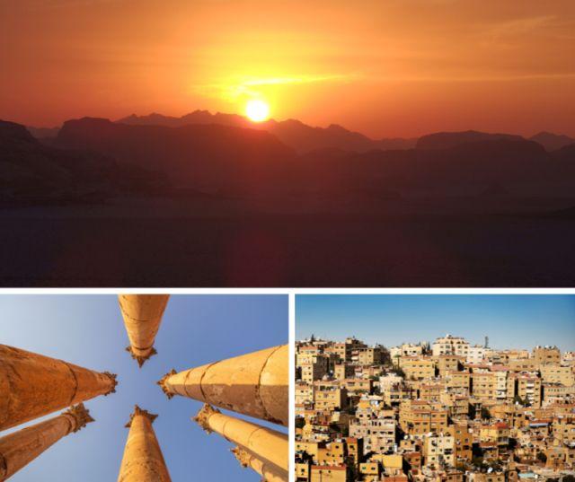 Giordania Amman Tramonto sul Wadi